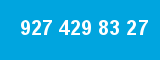 927 429 83 27 927 429 83 27